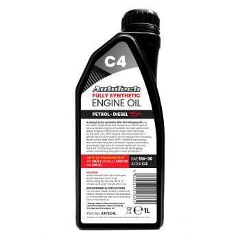 5W30 FULLY SYNTHETIC C4 1LTR