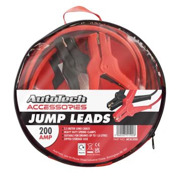 JUMP LEADS 200 AMP 2.5M LENGTH