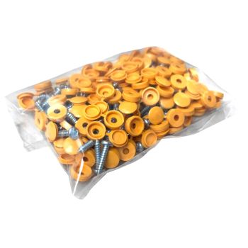 NUMBER PLATE SCREWS YELLOW