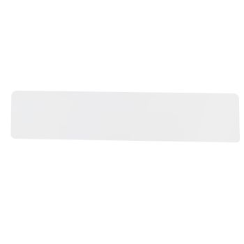 NUMBER PLATE BACKING PLAIN WHITE
