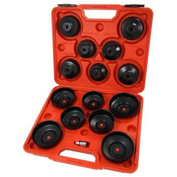 OIL FILTER WRENCH SET CUP TYPE 16PC