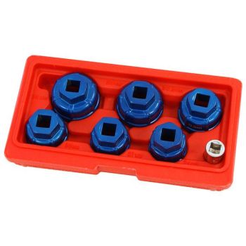 OIL FILTER WRENCH SET CUP TYPE 7PC