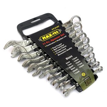 COMBI SPANNER SET 11 PIECE METRIC