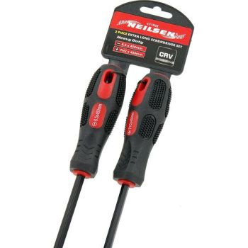 EXTRA LONG SCREWDRIVERS 2PCS