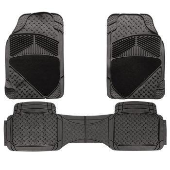 MAT RUBBER AND CARPET 3PC