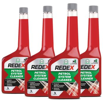 REDEX PETROL SYSTEM CLEANER 500ML X 4