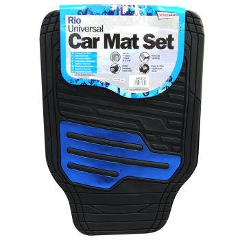 MAT BLUE RUBBER 4PC
