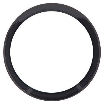 STEERING WHEEL COVER VANS BLACK